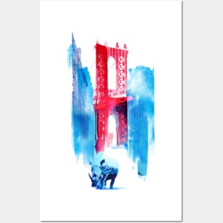 Manhattan Bridge Posters and Art